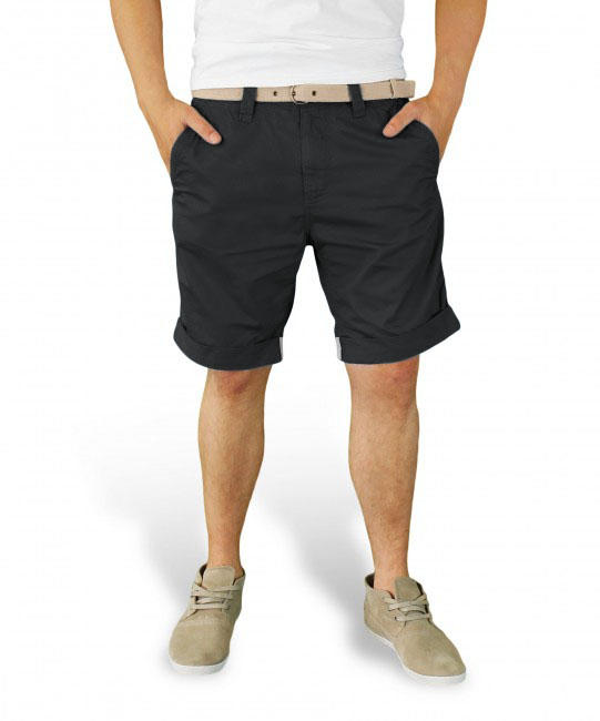 Surplus Chino pantaloncini, nero