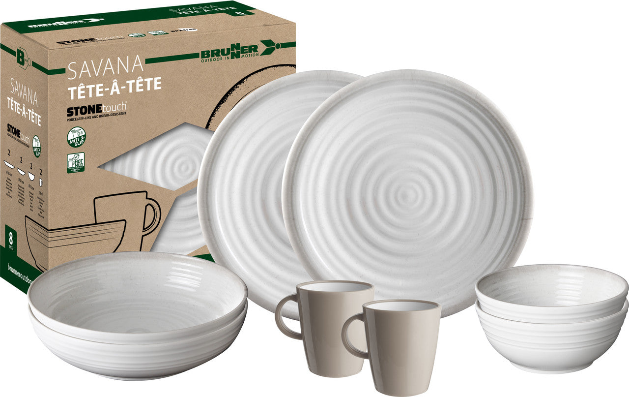 Brunner Set di pentole Savana 8 pezzi, grigio