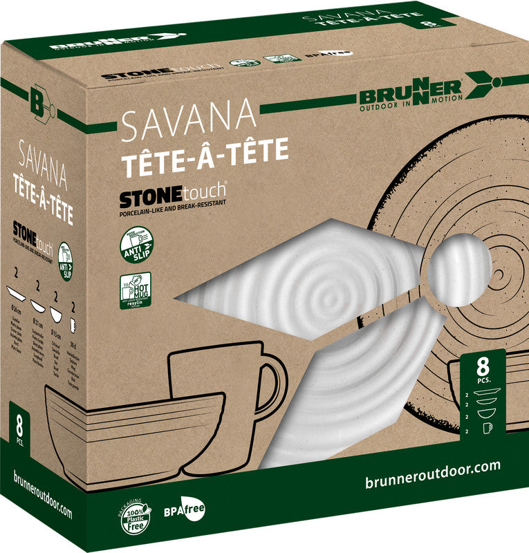 Brunner Savana Cookware Set 8pcs, Grey