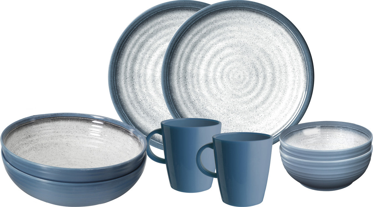 Brunner Set di pentole Tuscany 8 pezzi, blu