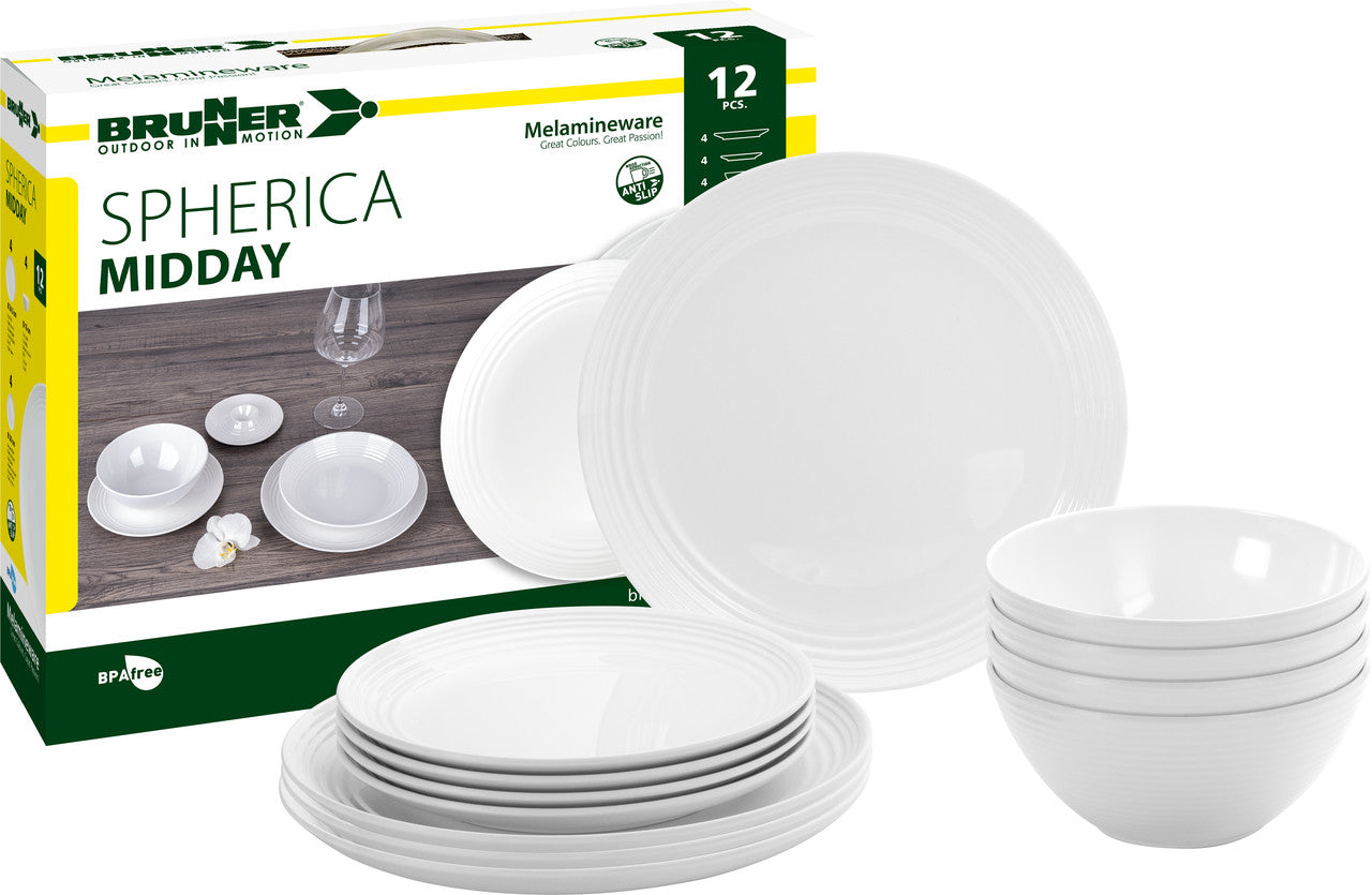 Brunner Set di pentole Midday Spherica, bianco