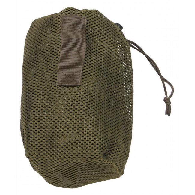 MFH mantello mimetico con passanti e cappuccio, oliva