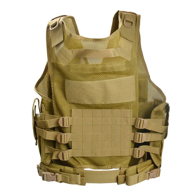 DRAGOWA Tactical Gilet tattico, nero
