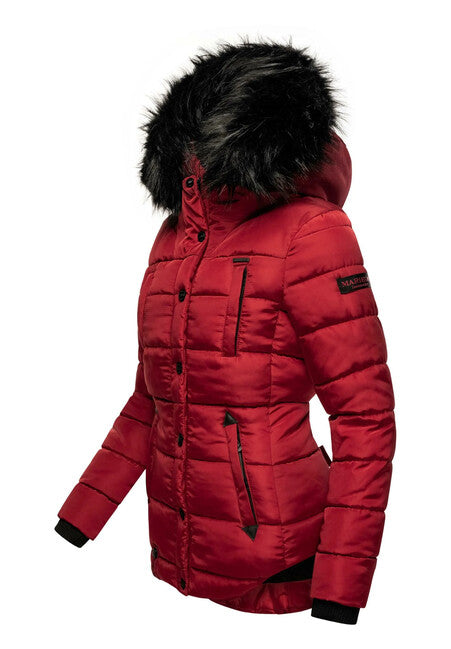 Marikoo LOTUSBLUTE giacca invernale da donna, rossa sangue
