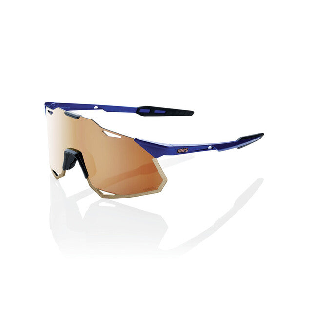 100% Hypercraft xs occhiali da sole, blu cobalto lucido