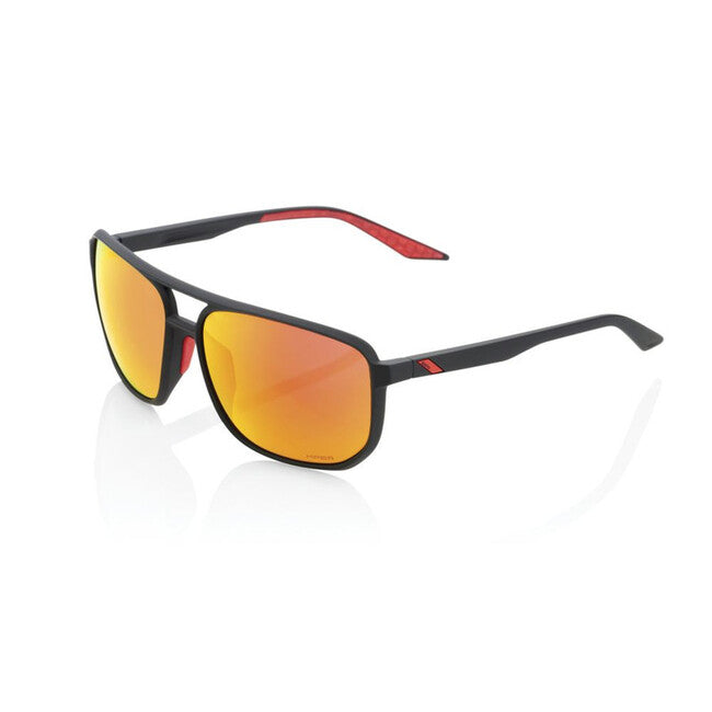 100% Konnor occhiali da sole, Soft Tact Nero