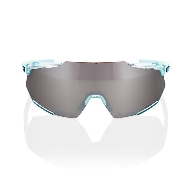 100% Racetrap 3.0 occhiali da sole, menta traslucida lucida