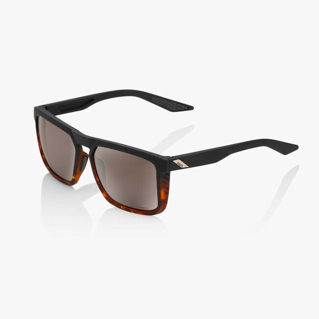 100% Renshaw occhiali da sole, Soft Tact Black / Havana Fade