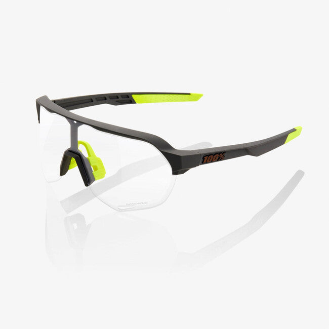 100% S2 occhiali da sole, Soft Tact Cool Grey