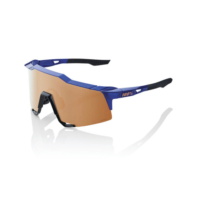 100% Speedcraft occhiali da sole, blu cobalto lucido