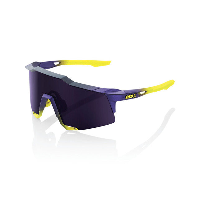 100% Speedcraft occhiali da sole, metallizzati opachi digitali luminosi