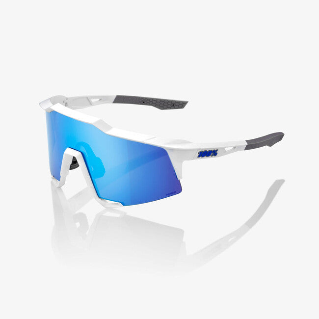 100% Speedcraft occhiali da sole, bianco opaco