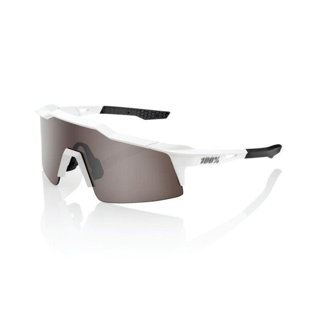 100% Speedcraft sl occhiali da sole, bianco opaco