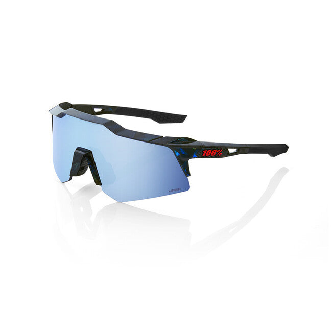 100% Speedcraft xs occhiali da sole, nero olografico