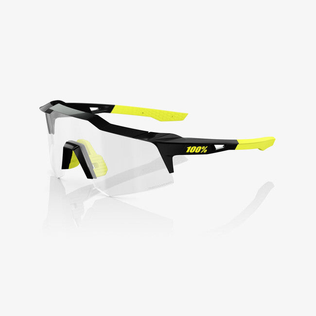 100% Speedcraft xs occhiali da sole, nero lucido