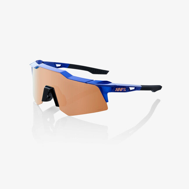 100% Speedcraft xs occhiali da sole, blu cobalto lucido