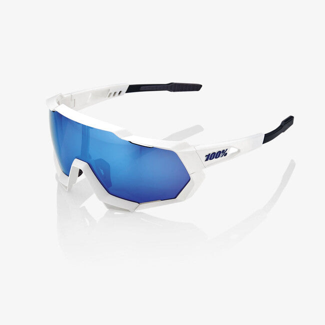 100% Speedtrap occhiali da sole, bianco opaco