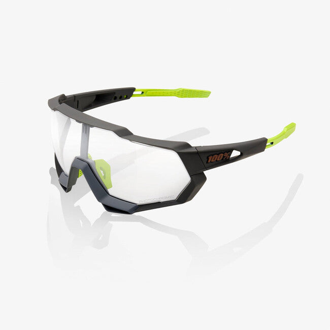 100% Speedtrap occhiali da sole, soft tact cool grey