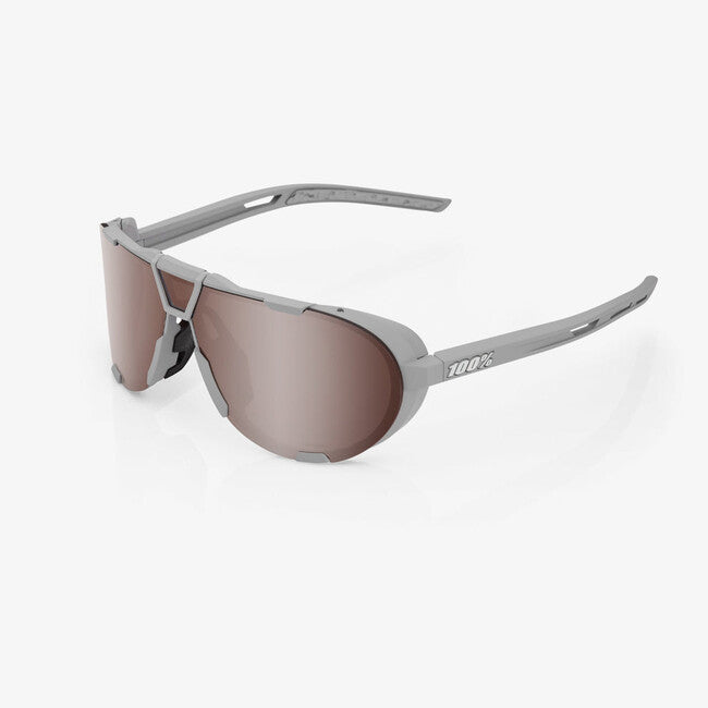 100% Westcraft occhiali da sole, soft tact grigio pietra