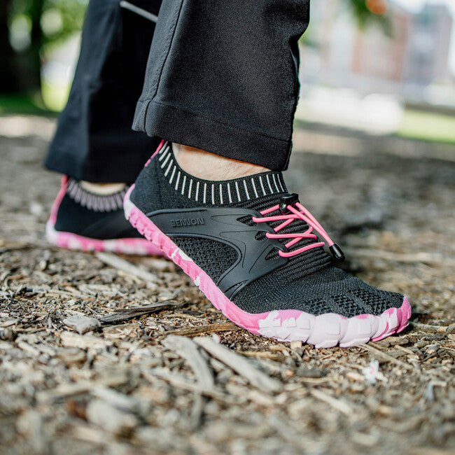 BENNON Bosky scarpe a piedi nudi, nero/rosa