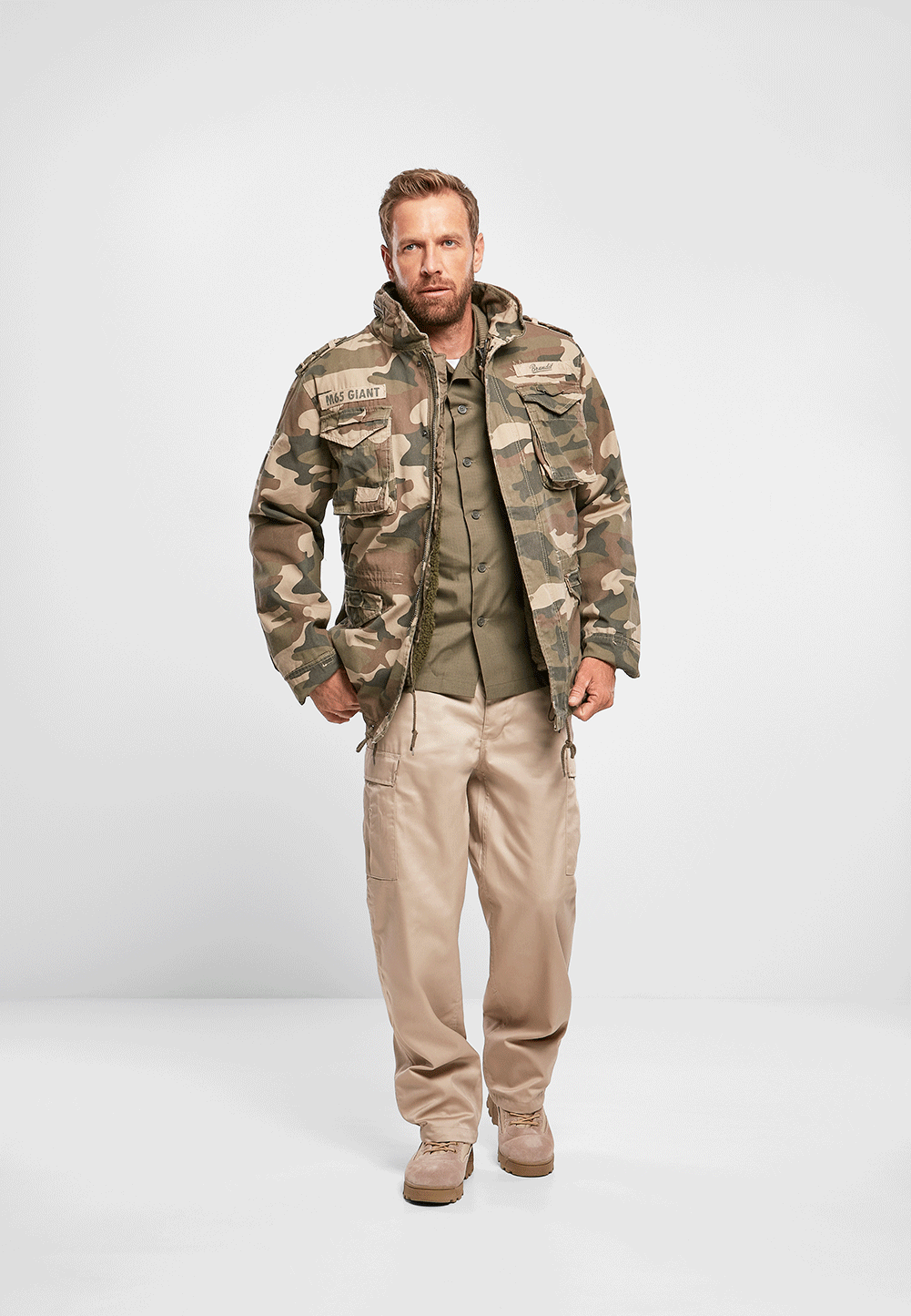 Brandit US Ranger BDU pánske nohavice, béžové