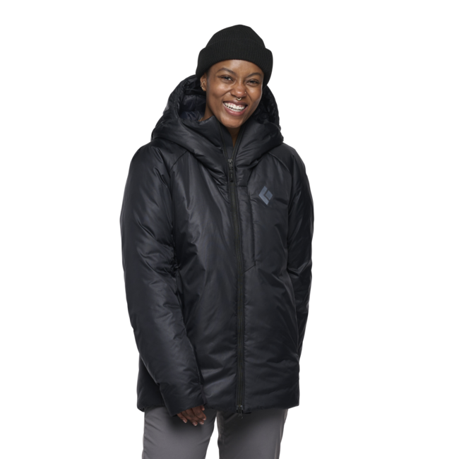 Black Diamond Belay parka, nero