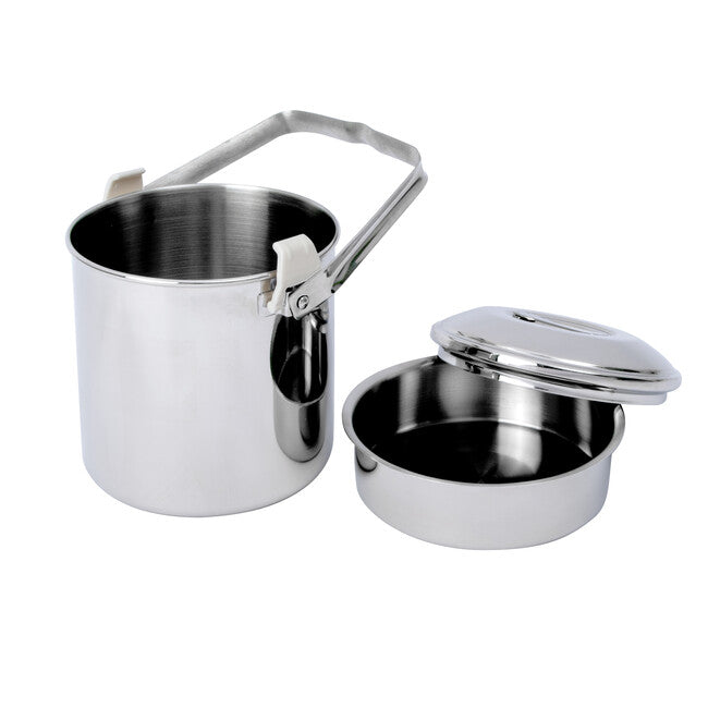 BasicNature Billy Can pentola in acciaio inox 2 l