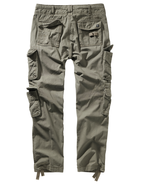 Brandit Pure slim fit pantaloni, oliva