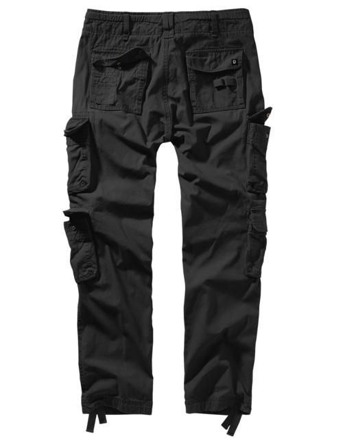 Brandit Pure slim fit pantalone, nero