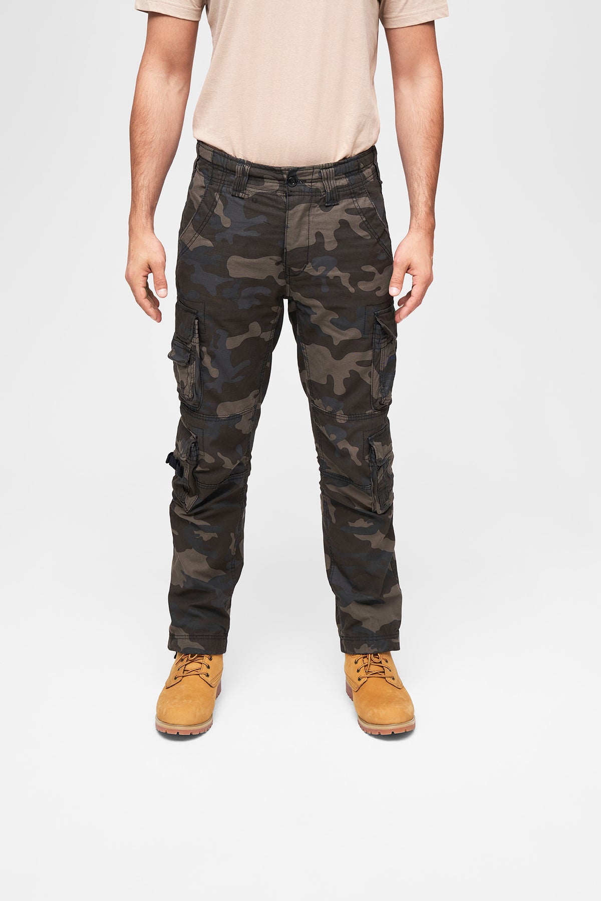 Brandit Pure Slim Fit nohavice, darkcamo