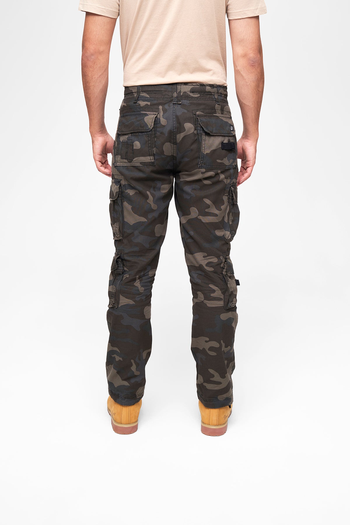 Brandit Pure Slim Fit nohavice, darkcamo