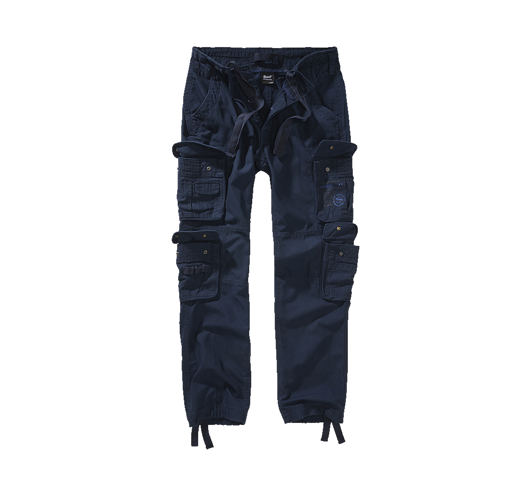 Brandit Pure Slim Fit nohavice, navy