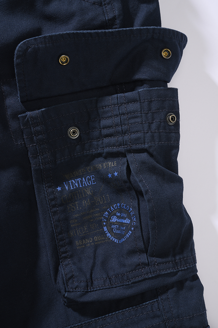 Brandit Pure slim fit pantalone, navy