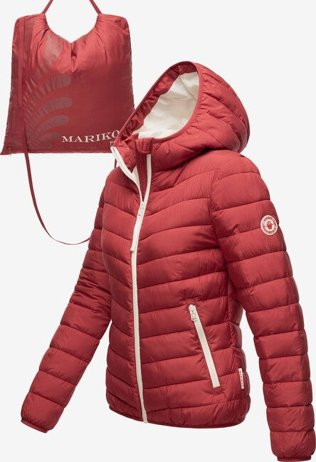 Marikoo Pack Mich Ein giacca leggera di transizione, rossa intenso