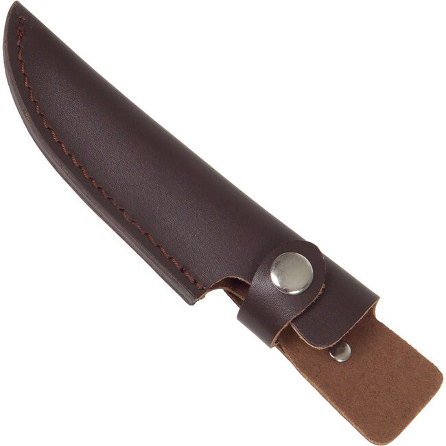 Haller Jagd Coltello a lama fissa , wurzelholz, lederscheide