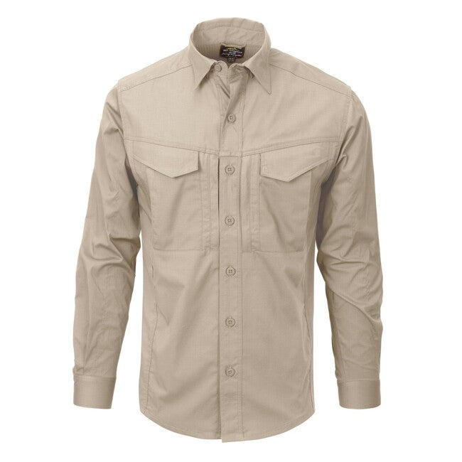 Helikon-Tex Defender Mk2 camicia a maniche lunghe - Policotone Ripstop , Verde oliva
