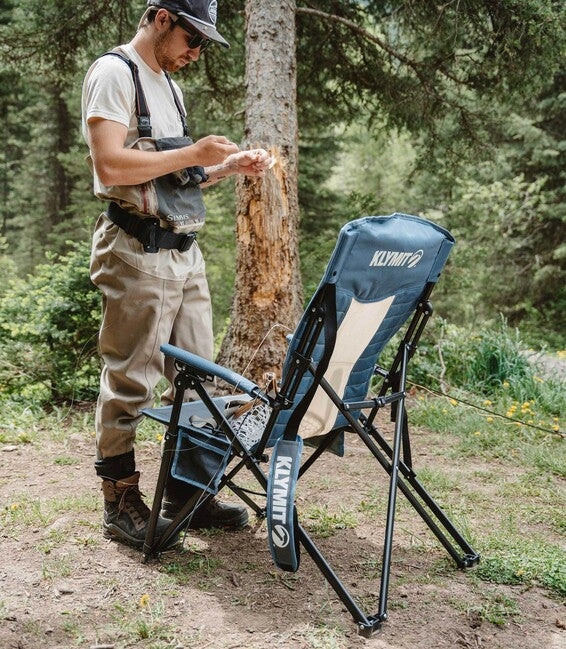 Klymit Switchback sedia da campeggio, blu
