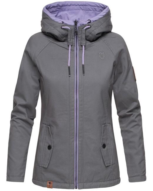 Marikoo CHUU giacca softshell reversibile di transizione 2in1 da donna, antracite