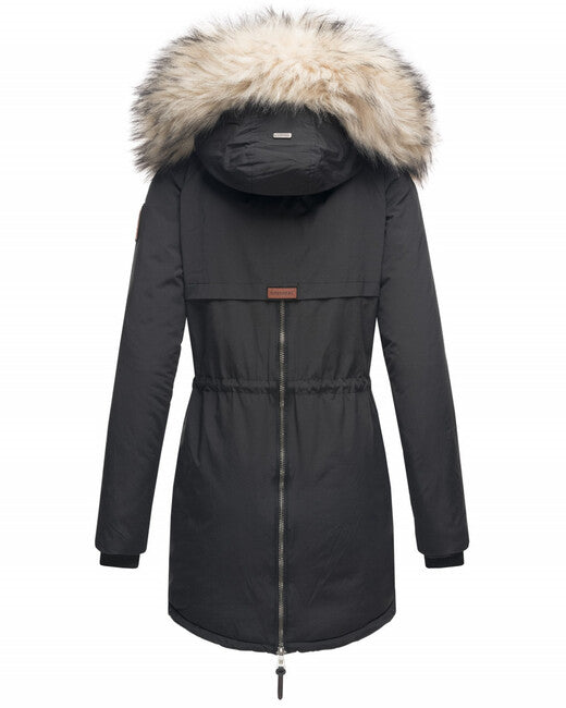 Navahoo Sweety giacca invernale da donna con cappuccio, nera