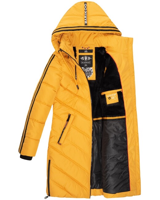 Marikoo ARMASA giacca invernale da donna, giallo