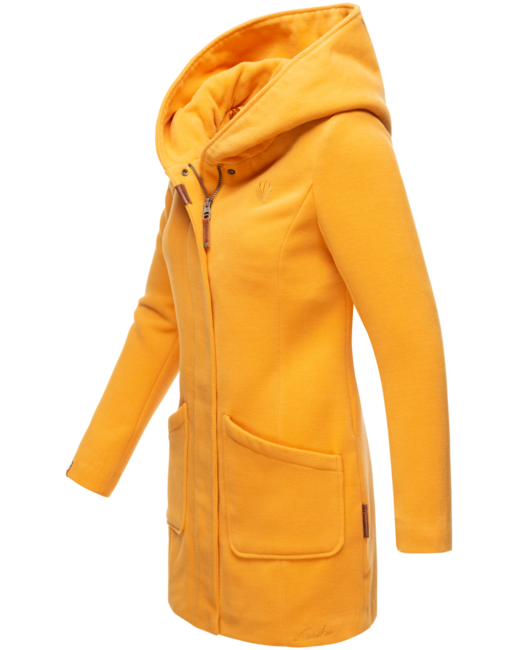 Marikoo MAIKOO cappotto invernale da donna con cappuccio, giallo