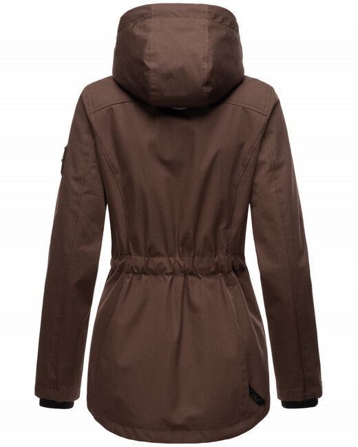 Marikoo Babetaa Princess giacca transitoria da donna con cappuccio, dark choco