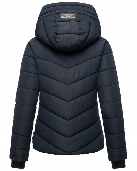 Marikoo SAMUIAA giacca invernale da donna con cappuccio, blu navy