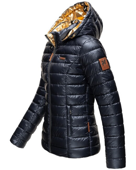 Navahoo Aurelianaa giacca invernale con cappuccio da donna, Navy