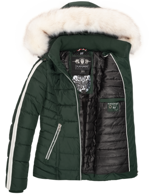 Navahoo Khingaa's giacca invernale da donna con cappuccio, verde