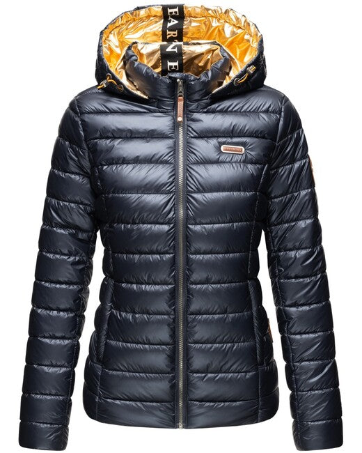 Navahoo Aurelianaa giacca invernale con cappuccio da donna, Navy