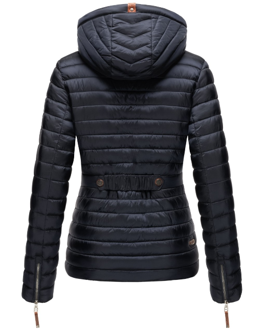 Marikoo ANIYAA giacca transitoria da donna con cappuccio, navy