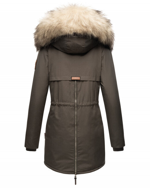 Navahoo Sweety giacca invernale da donna con cappuccio, antracite