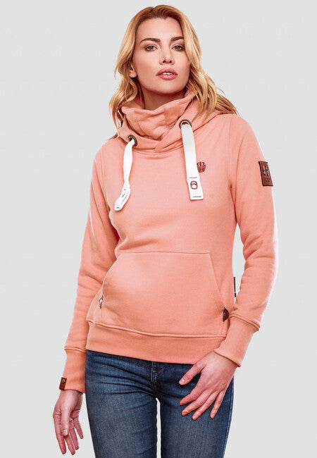 Navahoo Raniaa felpa con cappuccio da donna, albicocca