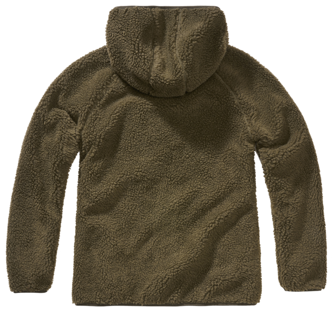 Brandit Teddy giacca in pile da donna, oliva